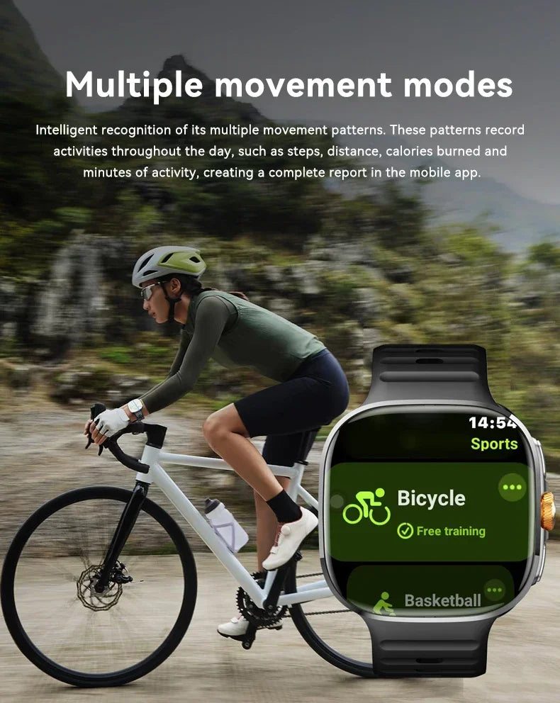 M99 5G Smartwatch: 2,4" AMOLED-Bildschirm, drehbare Kamera, SIM- und WLAN-Unterstützung für eigenständige Anrufe und soziale Medien.