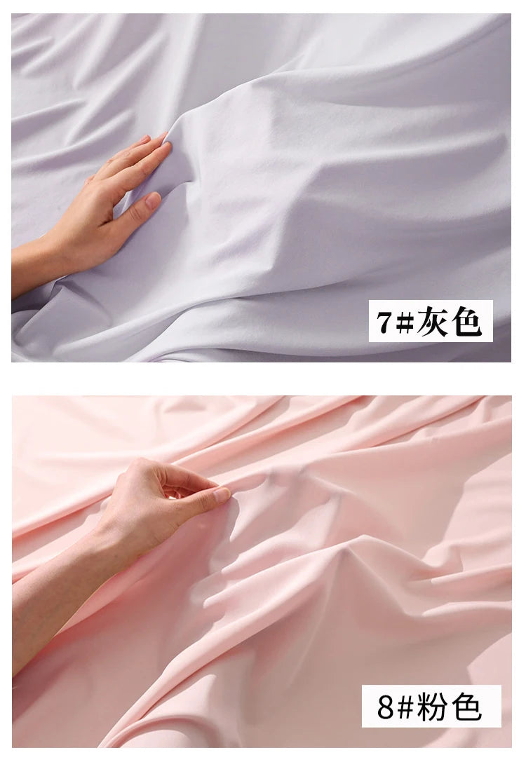 Tissu de doublure élastique doux et respirant de 150x50cm/500cm pour doublure de robe, doublure de vêtement de protection solaire pour chemise de base, tissu DIY fait à la main