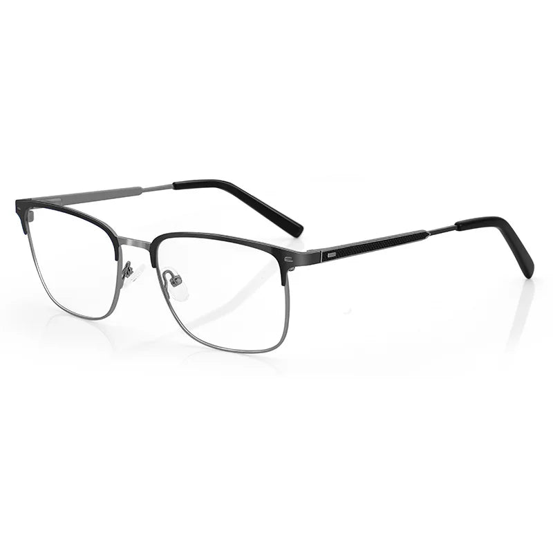 ZENOTTIC Lunettes de vue carrées pour hommes Tendance Myopie Lunettes de vue progressives pour femmes Anti-lumière bleue/Lunettes optiques photochromiques