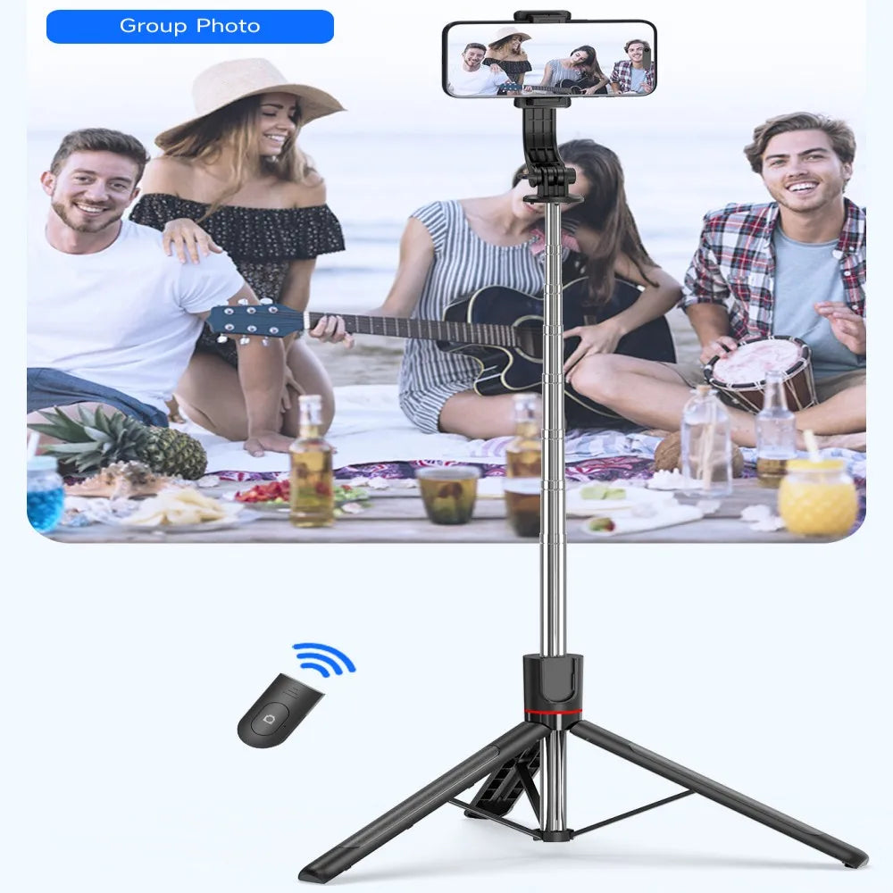 Gimbal Stabilisateur Perche à Selfie Trépied Gimbal Rotation 360 Mode de Prise de Vue Suivi avec Lumière Pour iPhone Xiaomi Téléphone Android