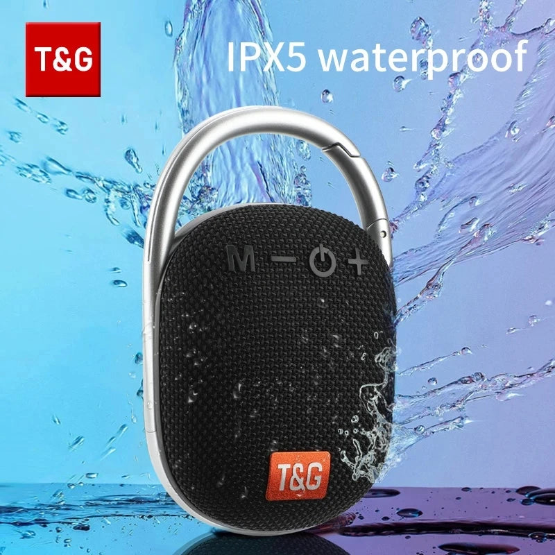 Mini enceinte Bluetooth portable, boîte à musique sans fil, petit caisson de basses, basse, PC, TV, radio FM, étanche, Caixa De Som Mp3