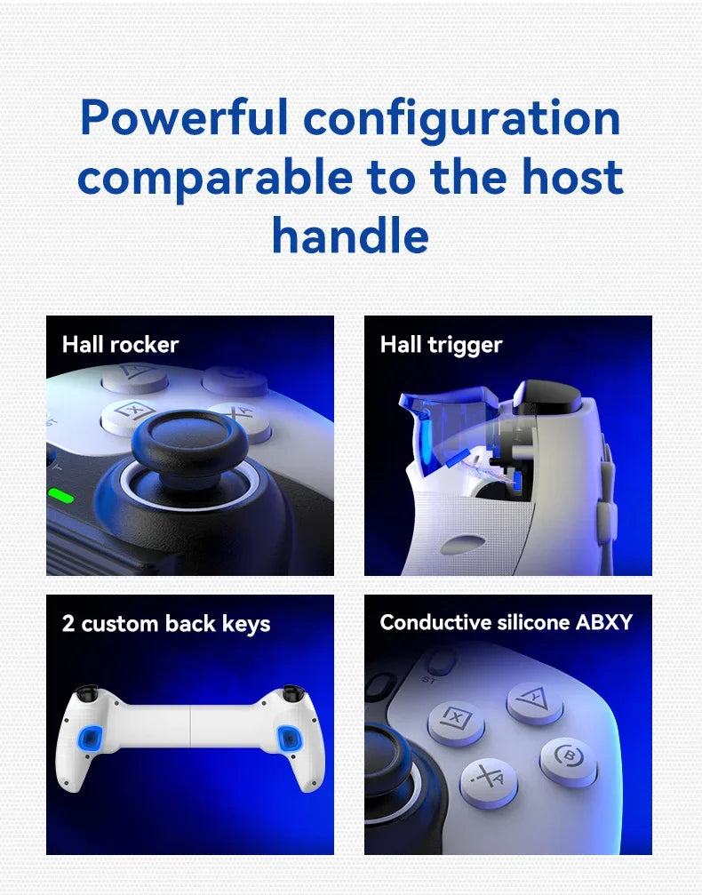 Hot Sale BSP D9 Tablet Controller Kabelloser Griff für Switch Game Bluetooth Stretching Joystick für PS3 PS4 Android IOS Gamepad