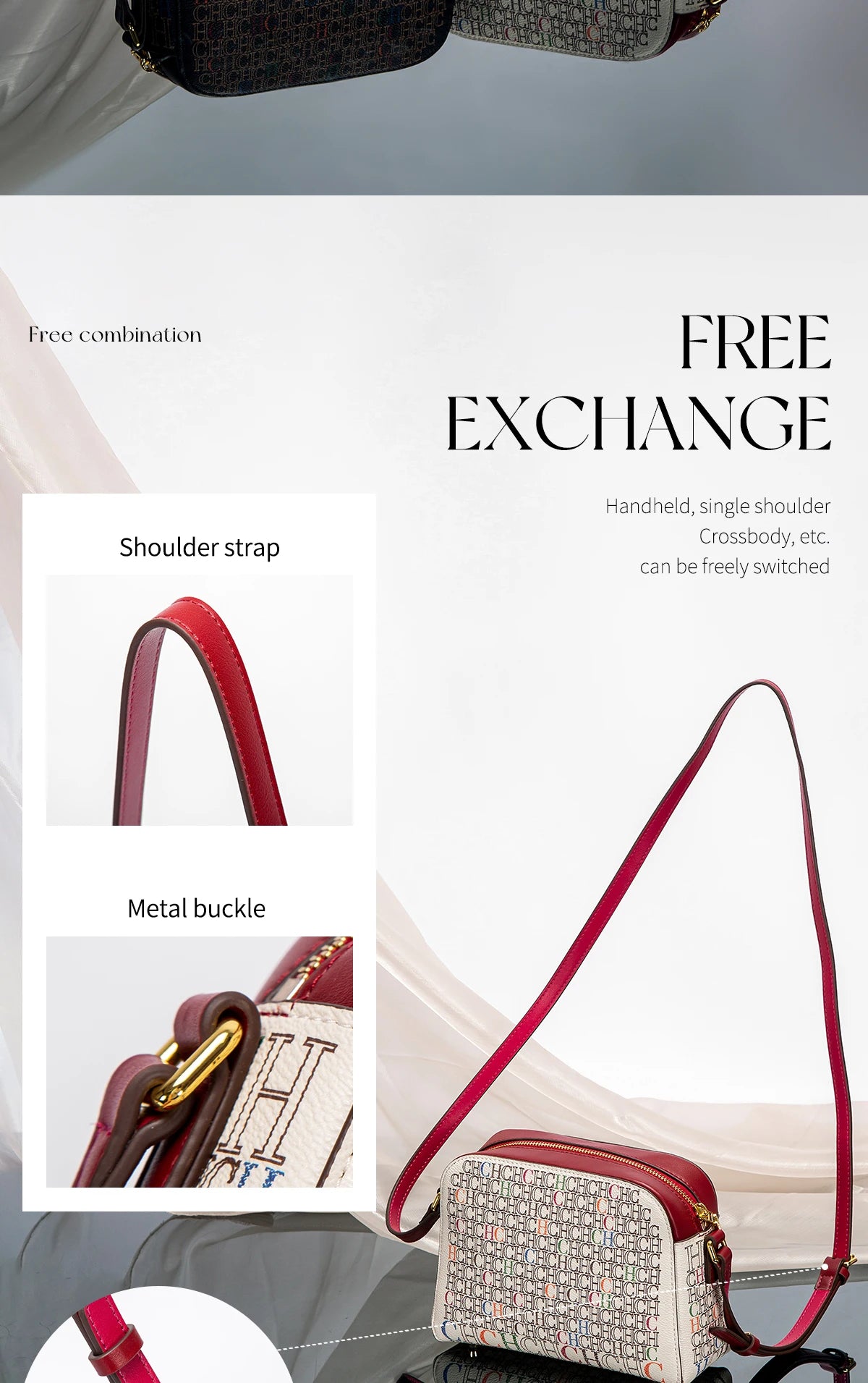 Klassische Luxus-Damenhandtasche Quadratische PVC-bedruckte Umhängetasche Modische Damen-Designer-Damentasche