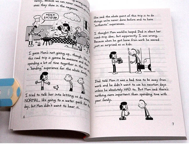 Journal d'un dégonflé 9 : Un long voyage. Livres pour enfants de 8, 9, 10, 11 et 12 ans. Humour, bandes dessinées et romans graphiques 9781419717604