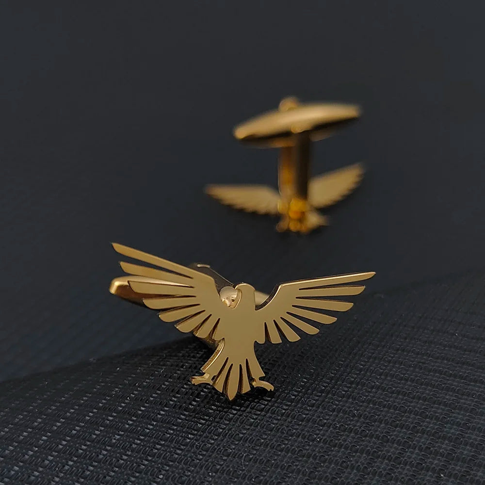 Manschettenknöpfe aus Edelstahl mit Totenkopf, Spinne, Fledermaus, Herren-Hemdknöpfe, Krawatten für Herrenkleidung, dekorative Punk-dunkle Manschettenknöpfe, Schmuckgeschenk