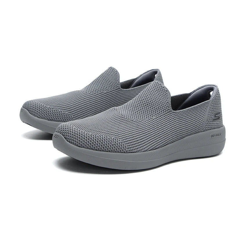Skechers Herren-Walkingschuhe Atmungsaktive Freizeitschuhe Outdoor Bequeme Reiseschuhe 216141-Char