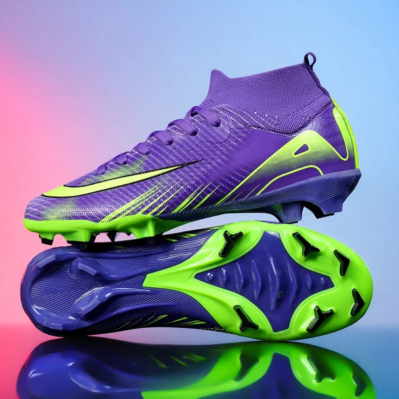 Neue Herren-Fußballschuhe Trainingsschuhe FG Ultraleichte Fußballschuhe Outdoor Drop Shipping Fußballschuhe Rutschfeste lange Stollen