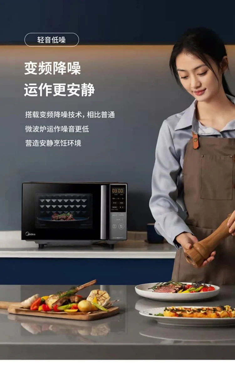 220V Midea Inverter Microwave Oven Convection Oven Combo 1st Energy Efficiency Light Wave Oven WDC