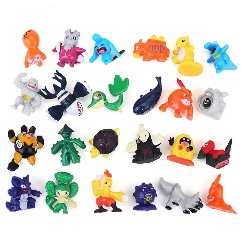 3-144 PCS Figure set Gift Box Christmas Gift Action Toys Genuine  Anime Figure Pokemon Toys For Children