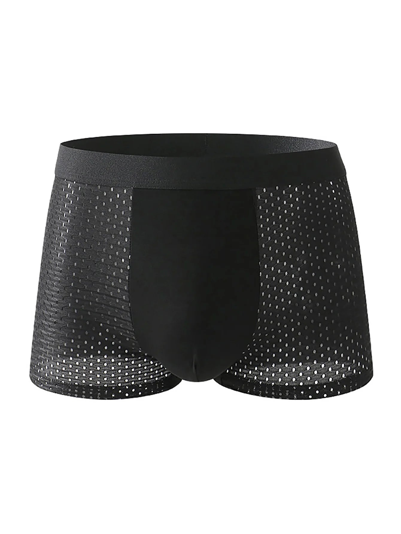 8er-Pack Herren Boxershorts aus Eisseide mit Mesh – Atmungsaktives Mesh, 8 Stück, Multicolor