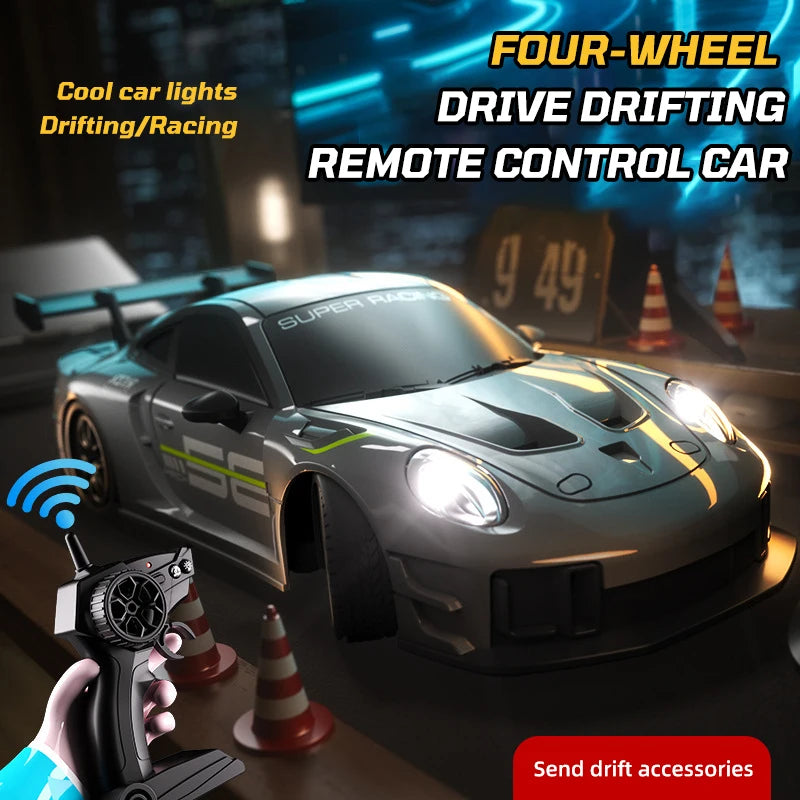 Voiture Télécommandée 4x4, 2.4G Radio Haute Vitesse, Drift Racing, Camion Rapide RTR, Jouet Cadeau pour Enfants