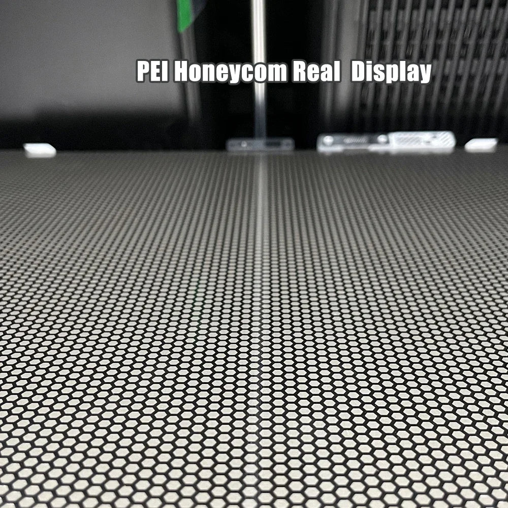 H2D Build Plate Pei Honeycomb Pei Squar Dould Sided Spring Steel Plate 350x320mm For Bambu Lab H2D Bed 3D Printer Accessories