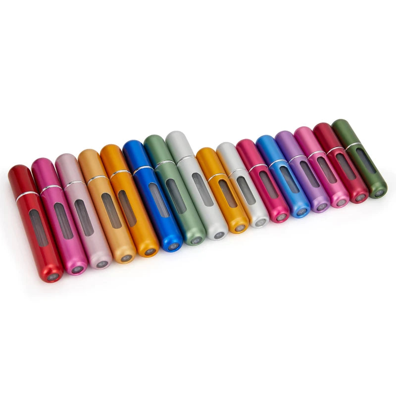 Flacon de parfum en set 8ml 5ml Bouteille rechargeable avec pompe de pulvérisation Conteneurs cosmétiques vides Atomiseur de voyage Livraison gratuite