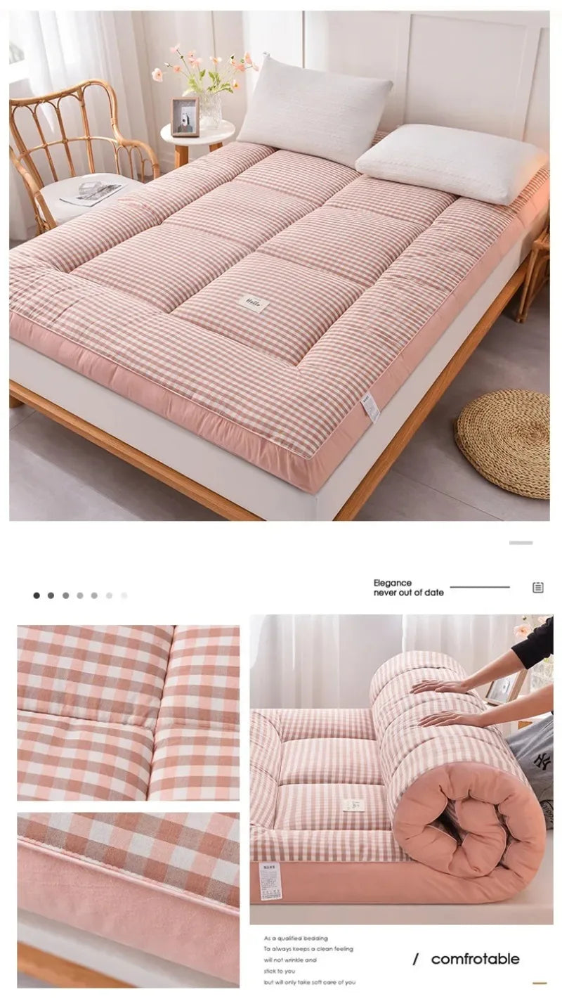 Thickened 3D Mattress Foldable Soft Tatami Cushion 90/100/120/150/180/200cm Non-slip Bed Pad for Home Bedroom Dormitory Student