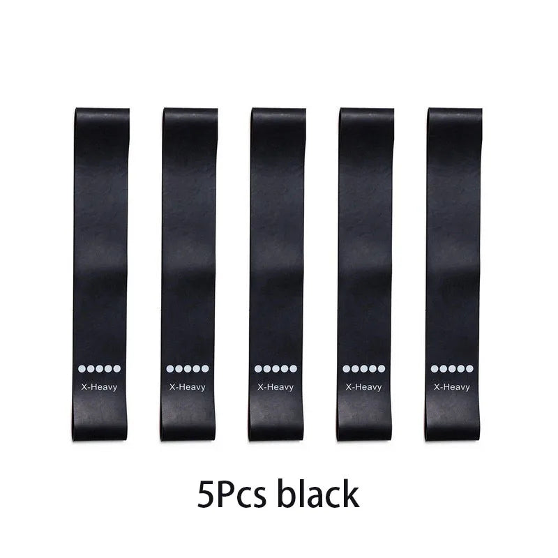 TPE-Widerstandsbänder Fitness Set Gummischlaufen Widerstandsbänder Krafttraining Workout Expander Yoga Gym-Ausrüstung Elastisches Gummiband