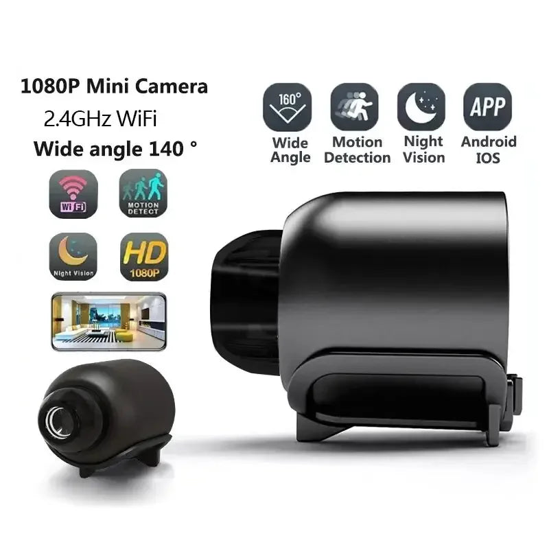 Mini caméra 1080P Nouvelle X5 Vision Nocturne Légère Portable Caméras Premium Détection de Mouvement Caméra de Surveillance Sans Fil