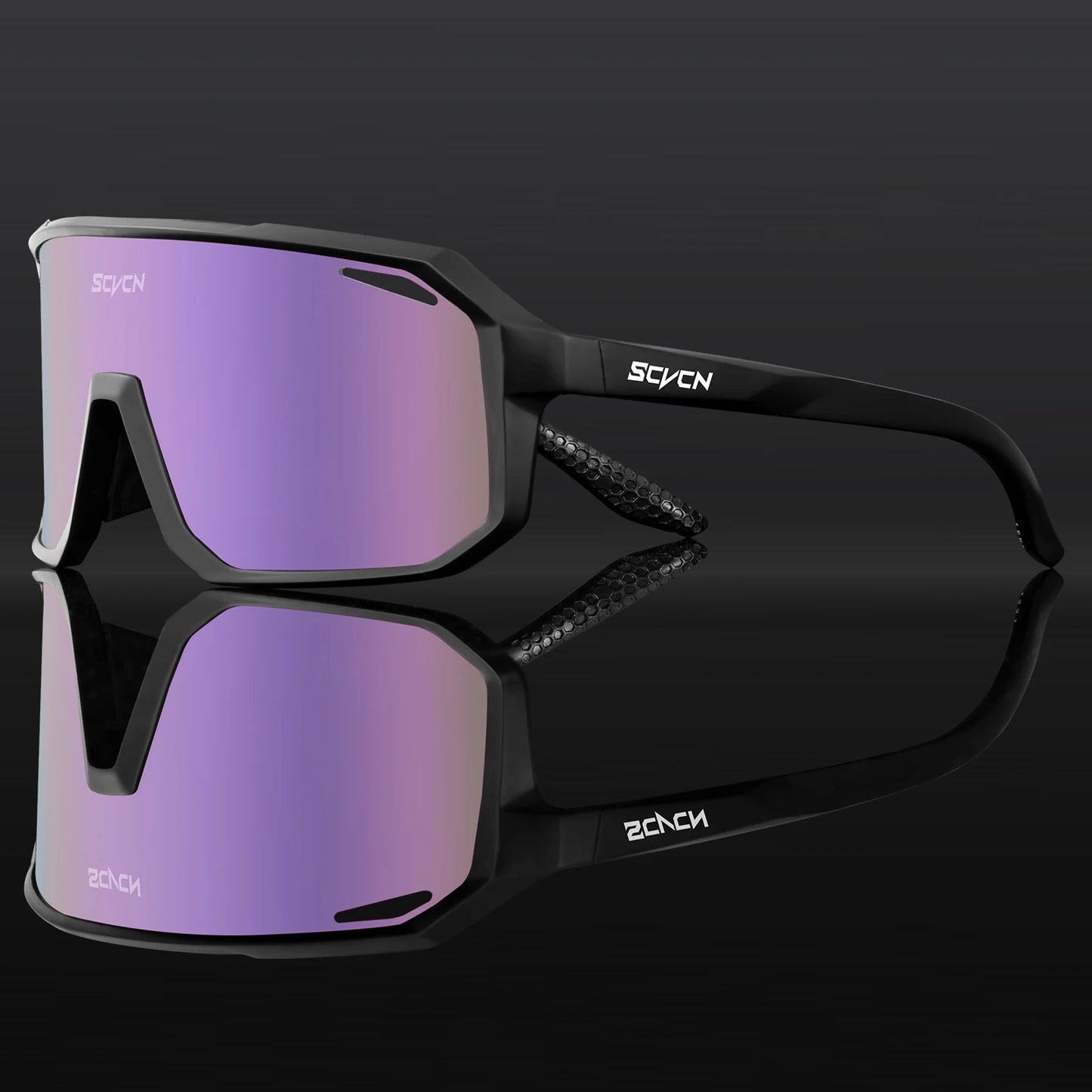 SCVCN Lunettes de soleil photochromiques d'extérieur, lunettes de cyclisme pour hommes, lunettes de vélo pour femmes, VTT, vélo de route, lunettes de cyclisme UV400
