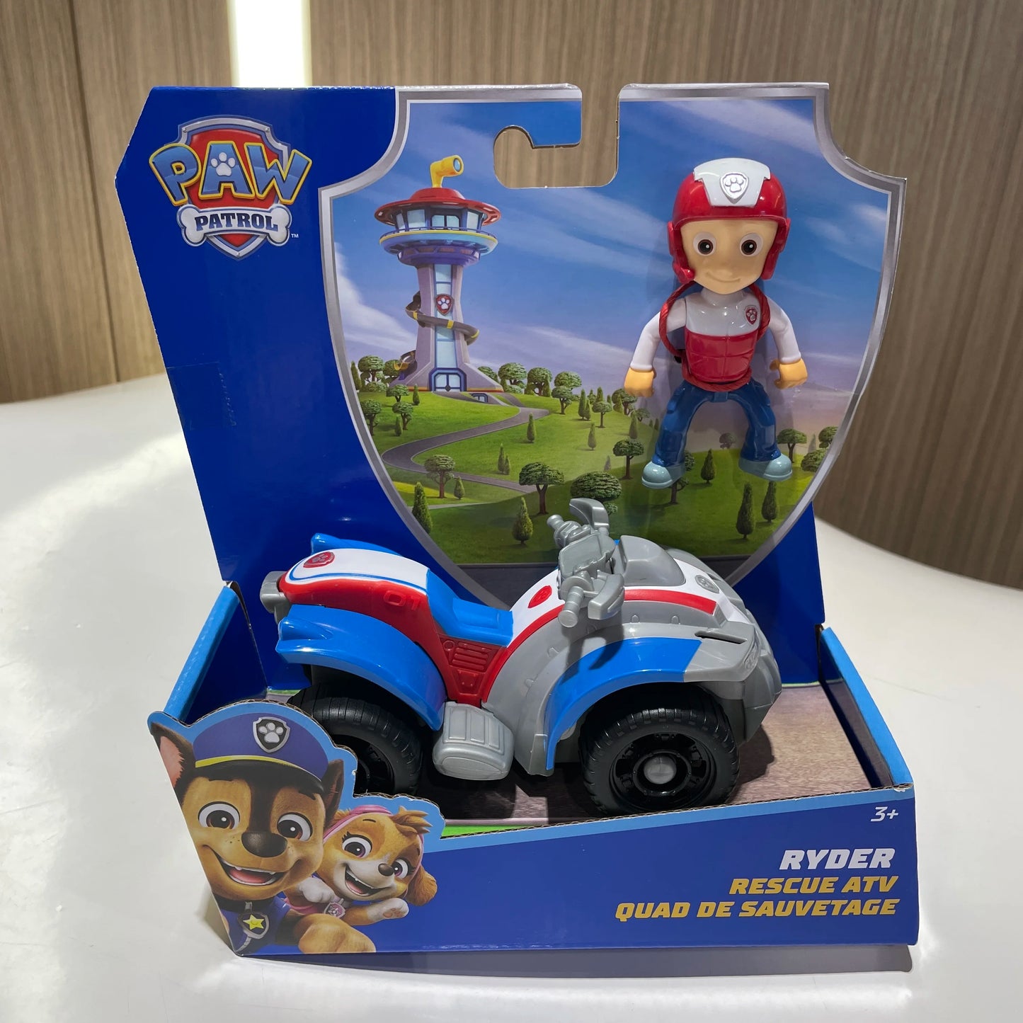 Nouveau véhicule original PAW PATROL voiture Ryder Tracker Everest Chase Rex Skye Rocky Marshall Zuma Figurine jouet cadeau d'anniversaire pour enfant