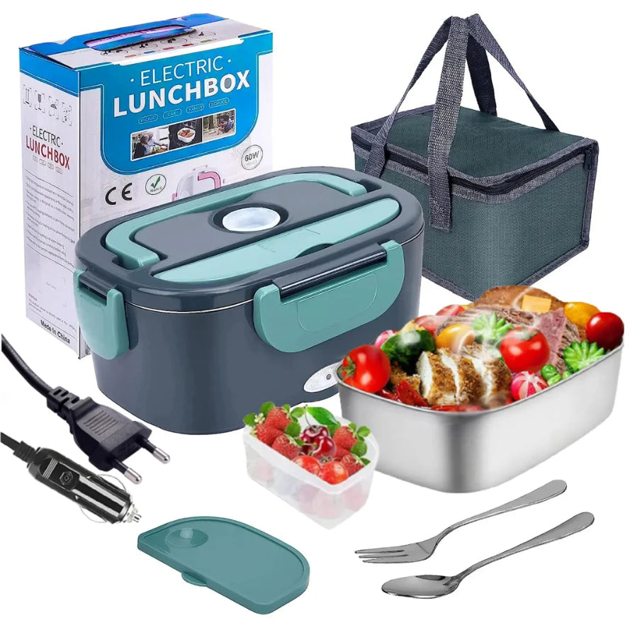 1,5 L 40W Electric Lunch Box Portable Food Heater for Car and Home Heating for Lunch
