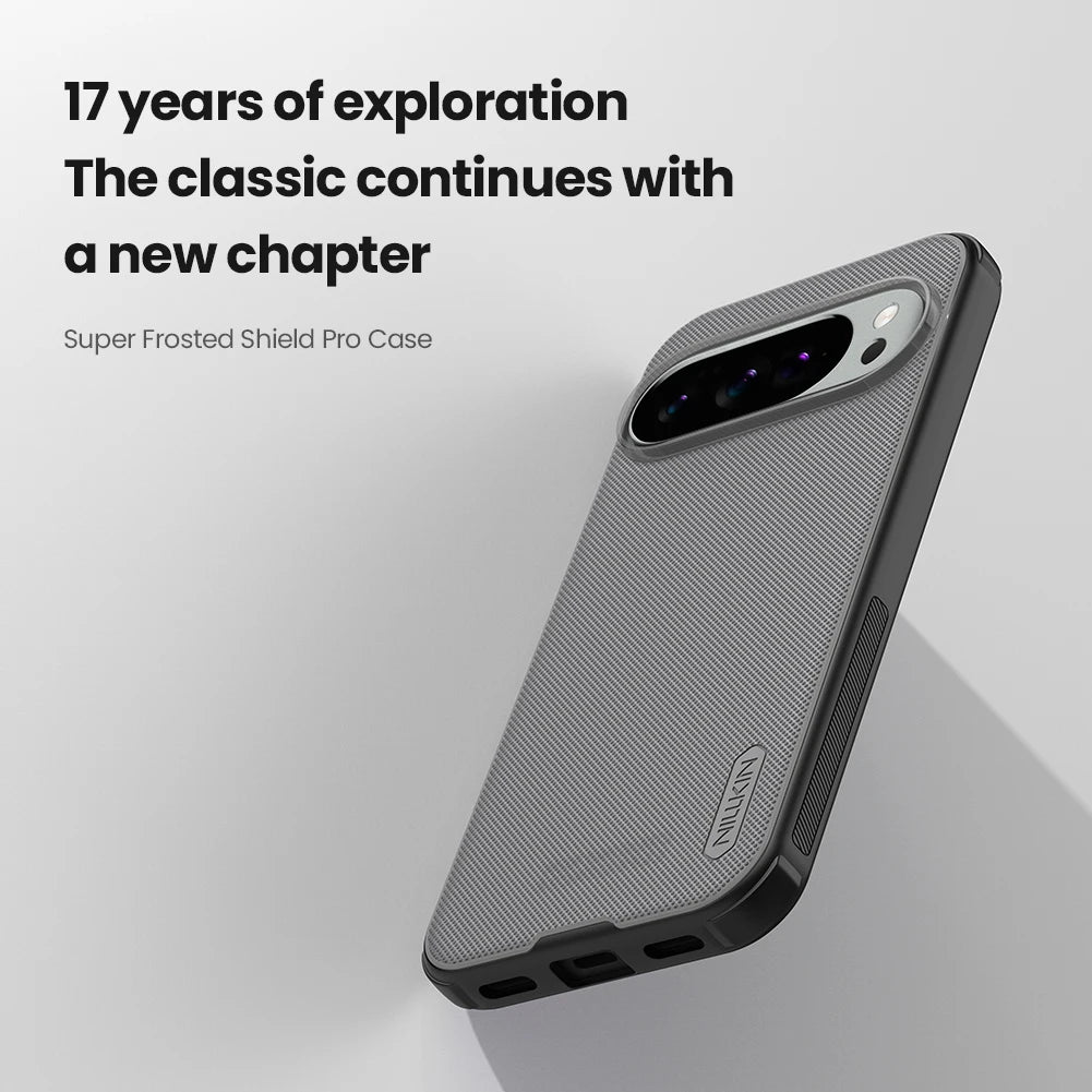 Nillkin für Google Pixel 10 Pro XL/10 Pro/10/9 Pro XL/9 Pro/9 5G Hülle weicher Rahmen Hüllen Kameraschutz 360 voll matt funda