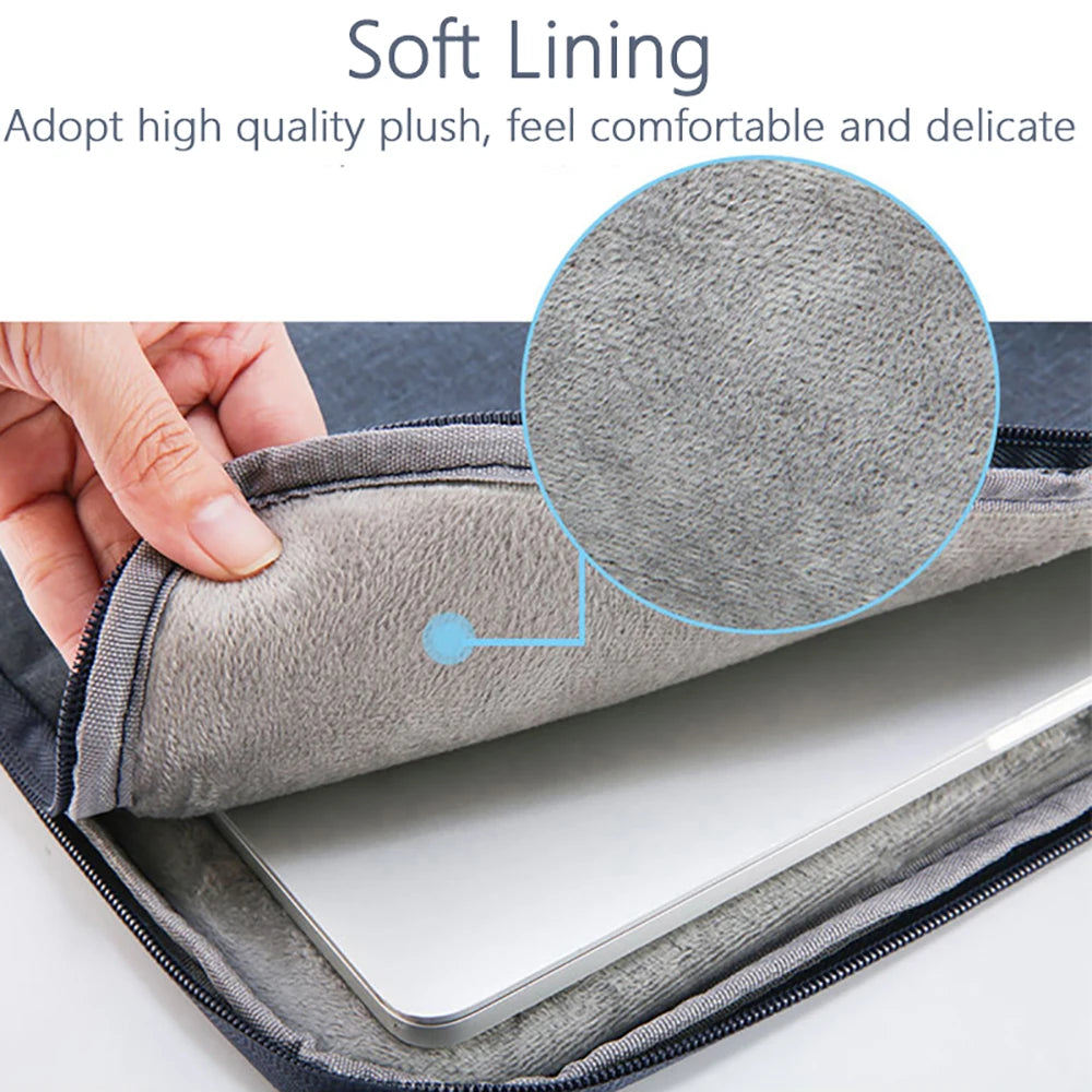 Housse Portable pour Ordinateur Portable, Étui Souple 11 12 13 14 15 15.6 16 Pouces pour MacBook Huawei Xiaomi HP Dell Lenovo