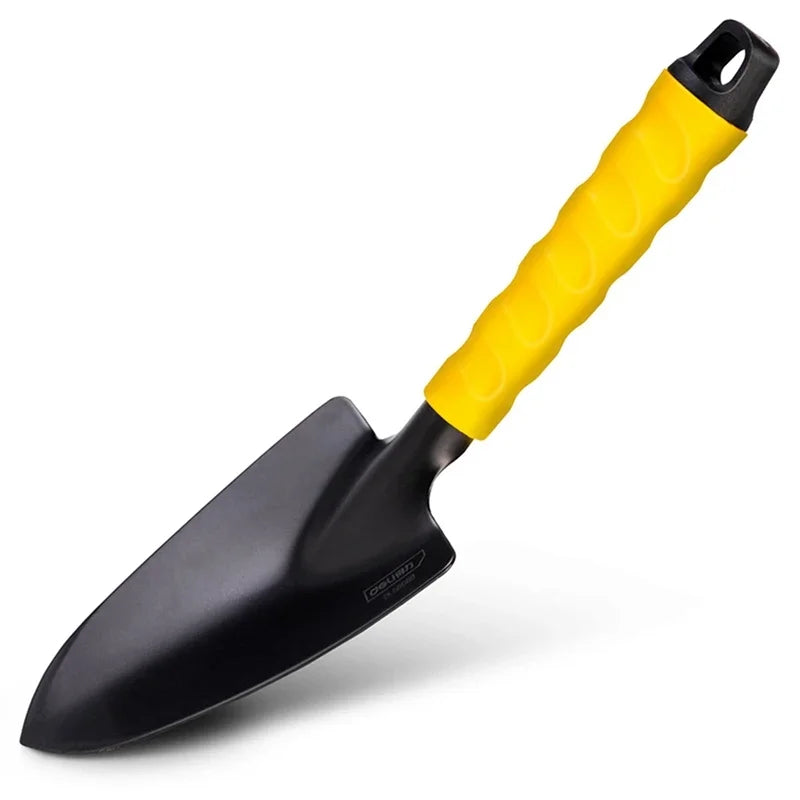 Ensembles d'outils de jardinage Deli, pelle, houe, râteau 1/3/4 pièces avec poignée revêtue de PP, outils de jardinage pour pelouse, ferme, transplantation, bonsaï