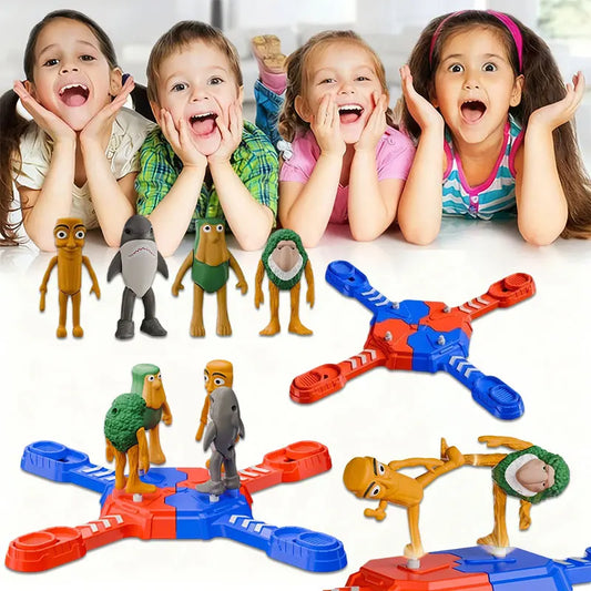 New Italian Brainrot Party Game Toys Multiplayer Battle Two-Person Parent-Child Interaction TungTungTung Sahur Toy Chrismas Gift