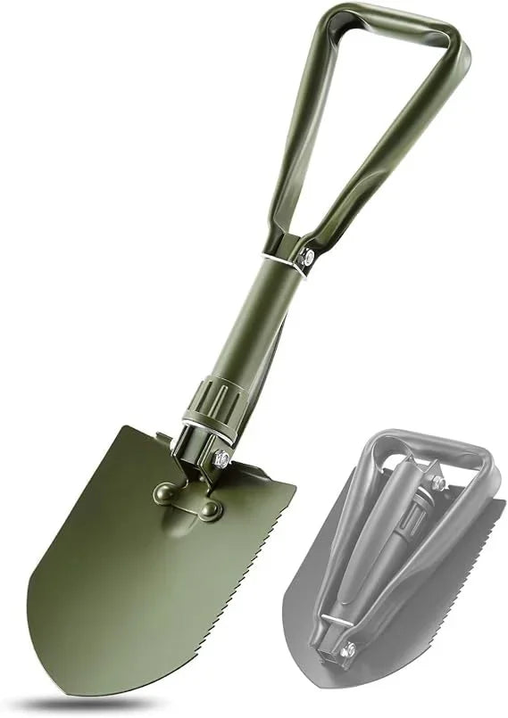 Multifunktions-Klappspaten, Sappeurspaten, großer militärgrüner Auto-Spaten, Outdoor-Schaufel für Wildgemüse