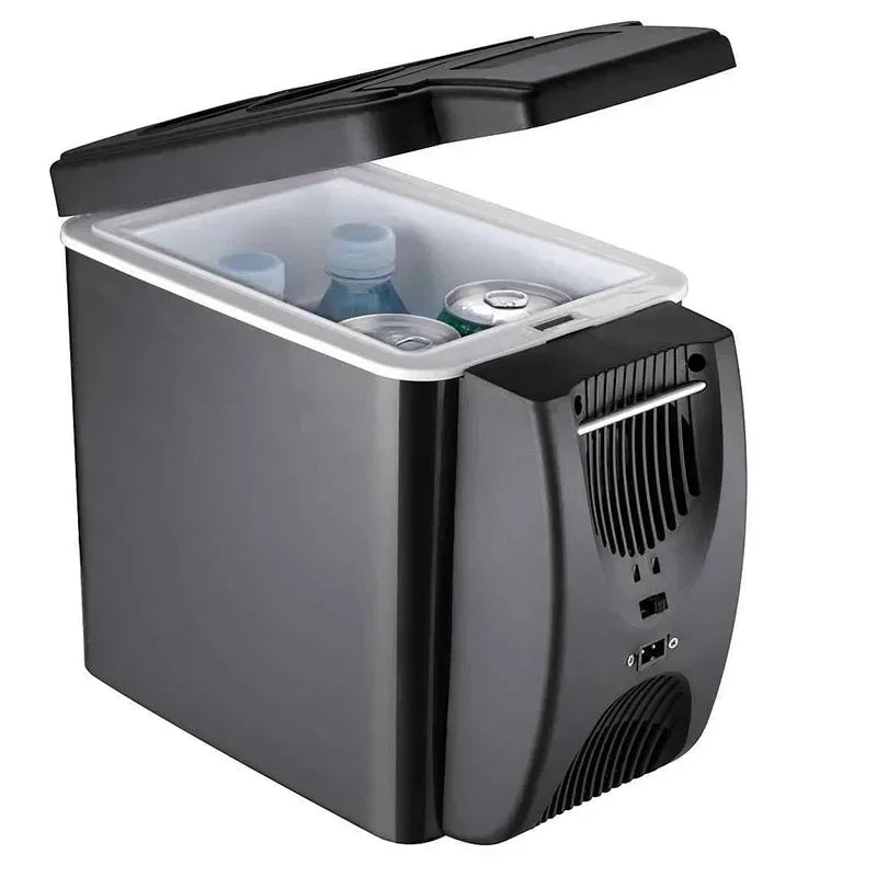 Nouveau mini-frigo portable et compact 6L, glacière électrique 12V pour voiture, camping, voyage, été, extérieur