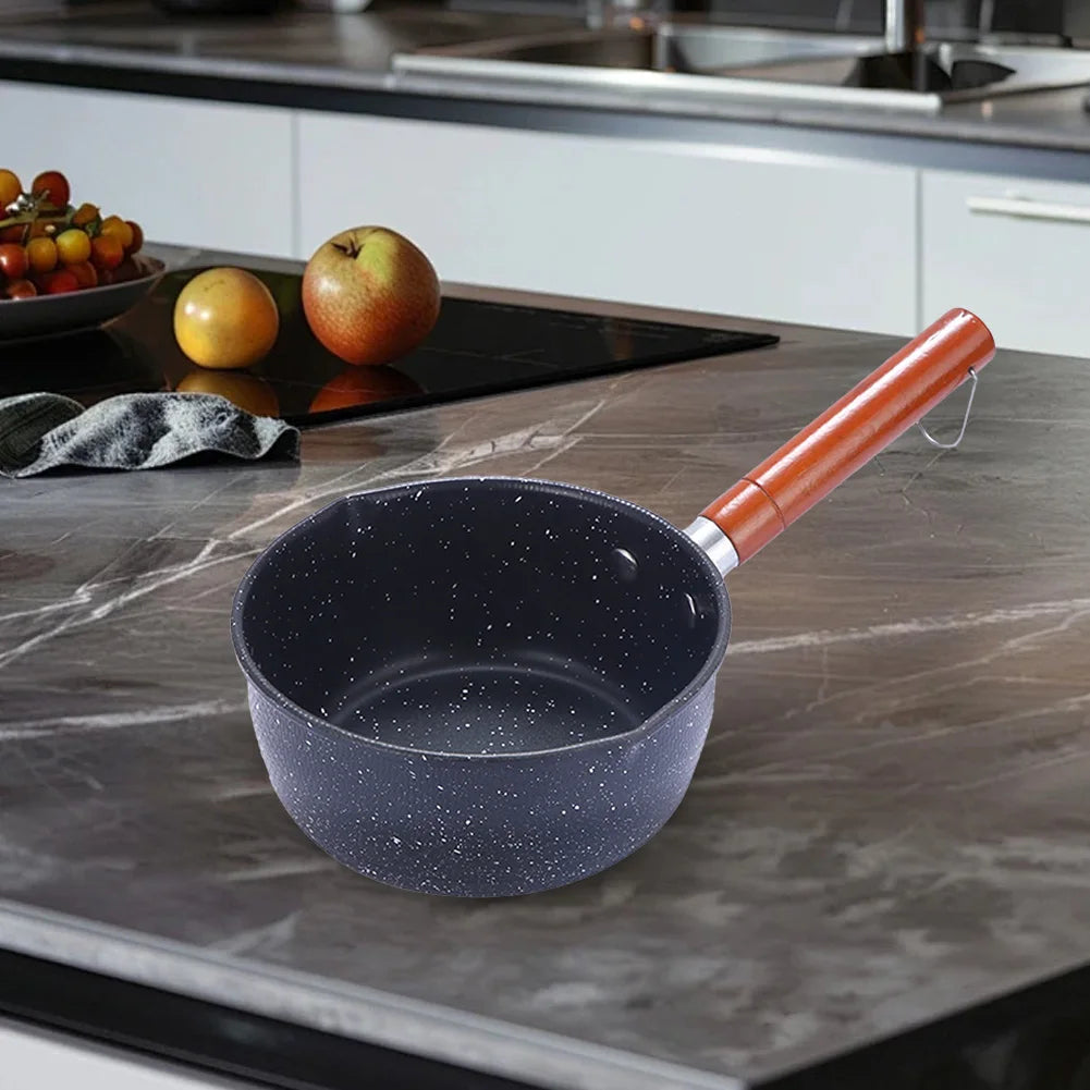 Marmite à huile chaude en fonte, casserole antiadhésive, pot à soupe avec bec verseur, casserole à lait, cuisson, chauffe-beurre, casserole de cuisine