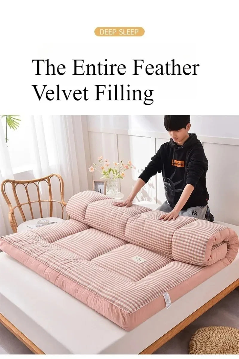 Thickened 3D Mattress Foldable Soft Tatami Cushion 90/100/120/150/180/200cm Non-slip Bed Pad for Home Bedroom Dormitory Student