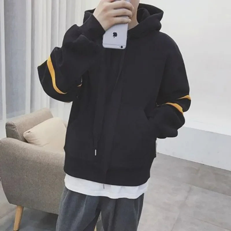 Herren-Sweatshirts Locker Warm Winter Männer Hoodies Willkommensangebot Luxus-Sweatshirt Baumwolle Schlicht Neu Designer Herbst Emo Günstig