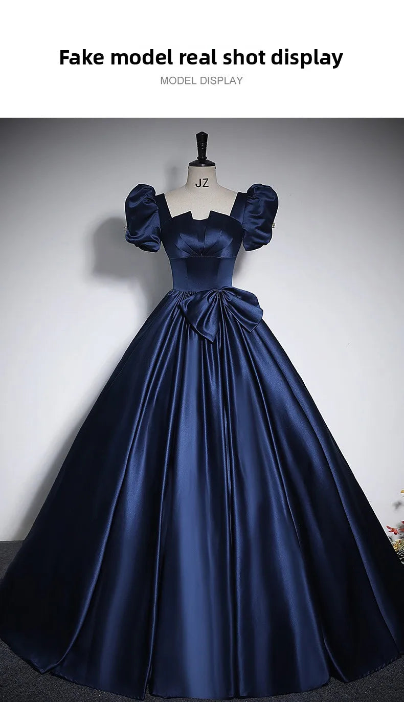 Robe de soirée Printemps/Été 2026, nouvelle collection, robe de princesse amincissante pour femme, idéale pour les spectacles, les présentations, les banquets, les étudiantes et les galas annuels.