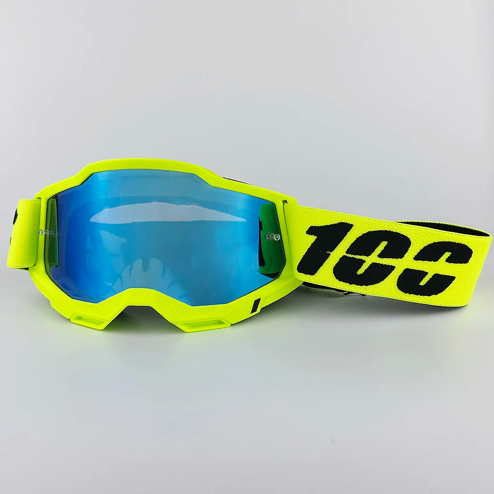 100 Motocross Goggle Glasses MX Off Road Masque Helmets Goggles Ski Sport Gafas for Motorcycle Dirt Bike Glasses and bag