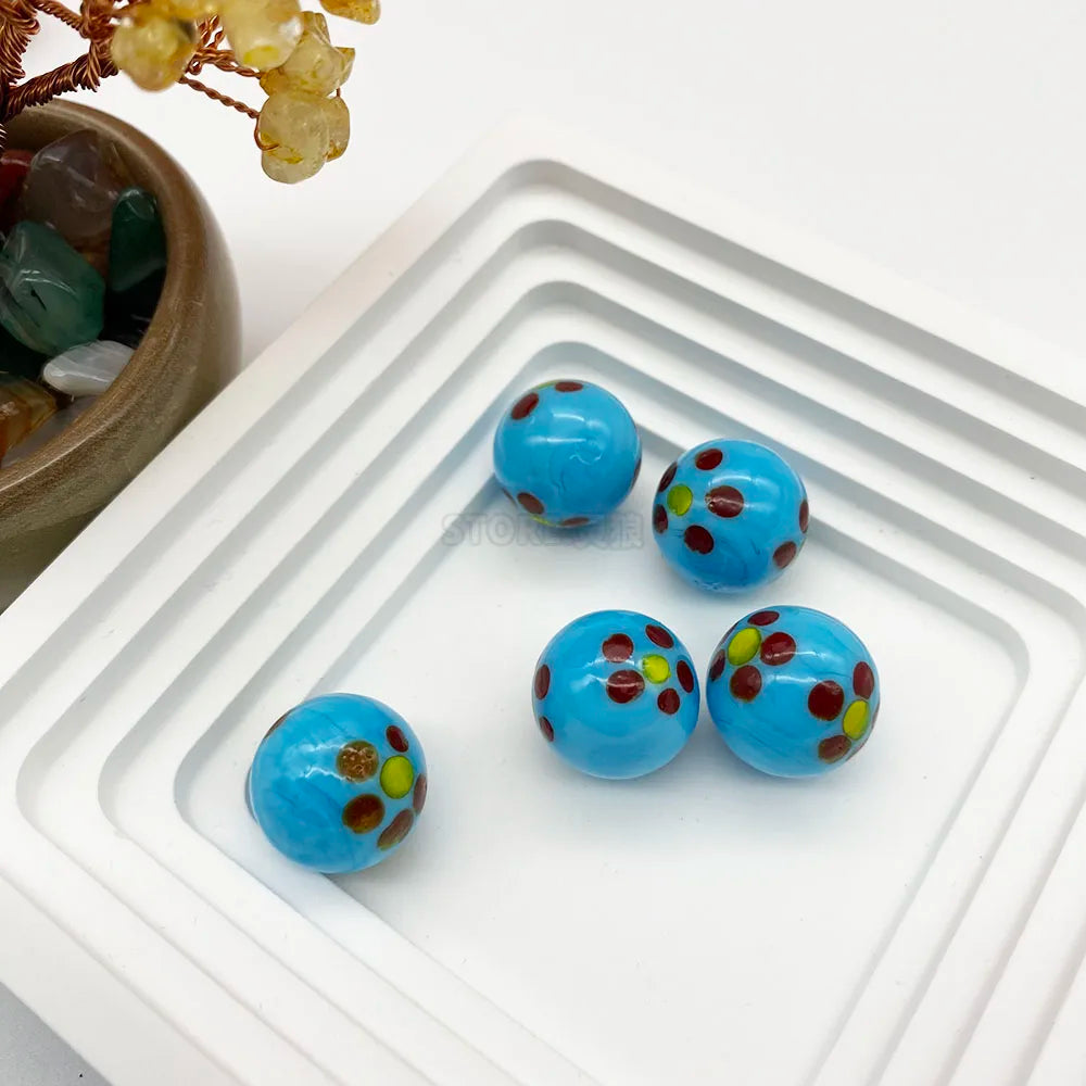 G1-16 Heimdekorationskollektion Kreative handgemachte Glasmurmeln Seltenheit Kinder-Puzzlespiele Spielzeug Süße Neujahrsgeschenke für Kinder