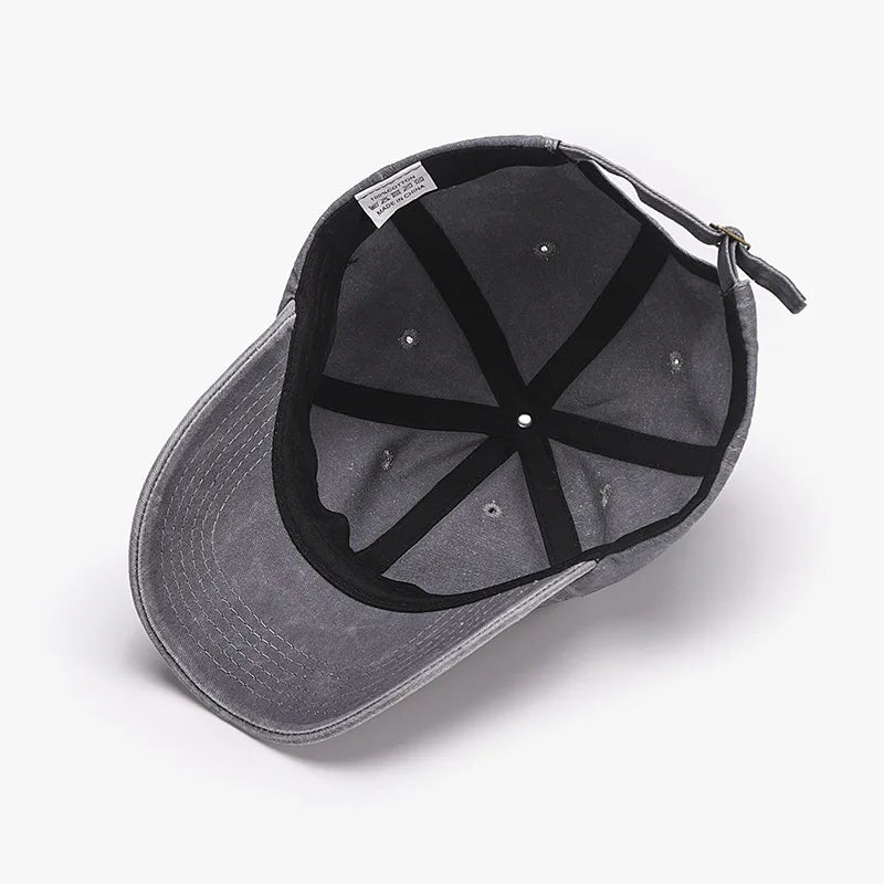 Casquettes de baseball vintage brodées motif Pigeon Printemps Hommes Femmes Chapeau de soleil délavé Pare-soleil Sport Pêche Chapeau de papa