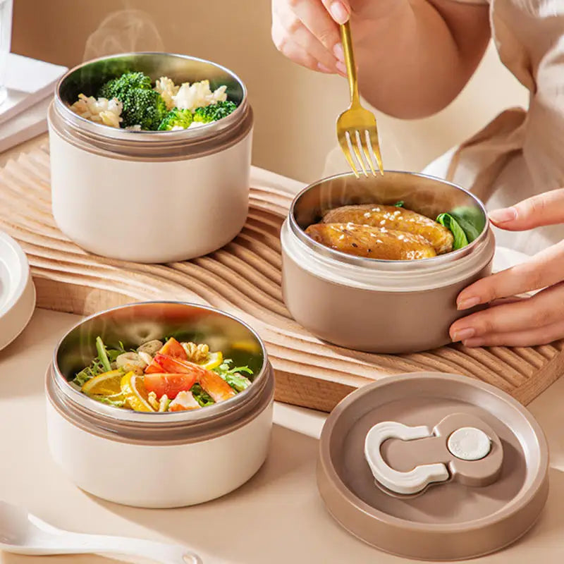 350ml/650ml Food Thermal Jar Insulated Soup Cup Thermos Containers Stainless Steel Lunch Box Thermo Keep Hot for School Children