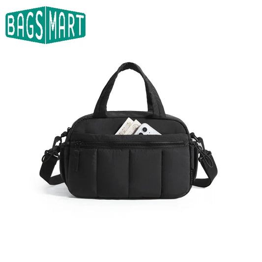 BAGSMART Damen Umhängetasche Große Kapazität Umhängetasche Lässig Studenten Pendler Alltagstasche Freizeit Vielseitige Handtasche