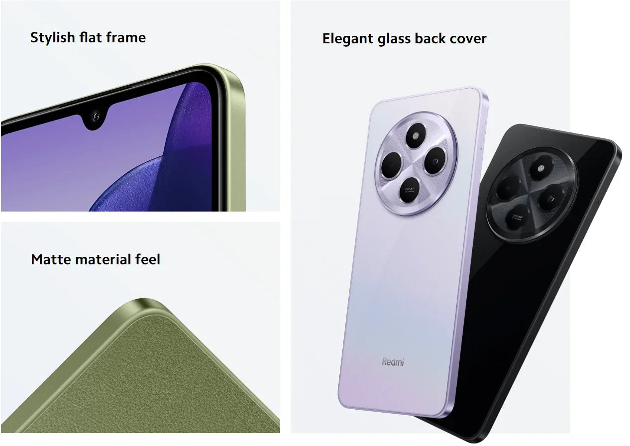 Global Version Xiaomi Redmi 14C Immersion 6.88'' 120Hz Display 50MP AI Dual Camera Massive 5160mAh Battery 18W Fast Charging