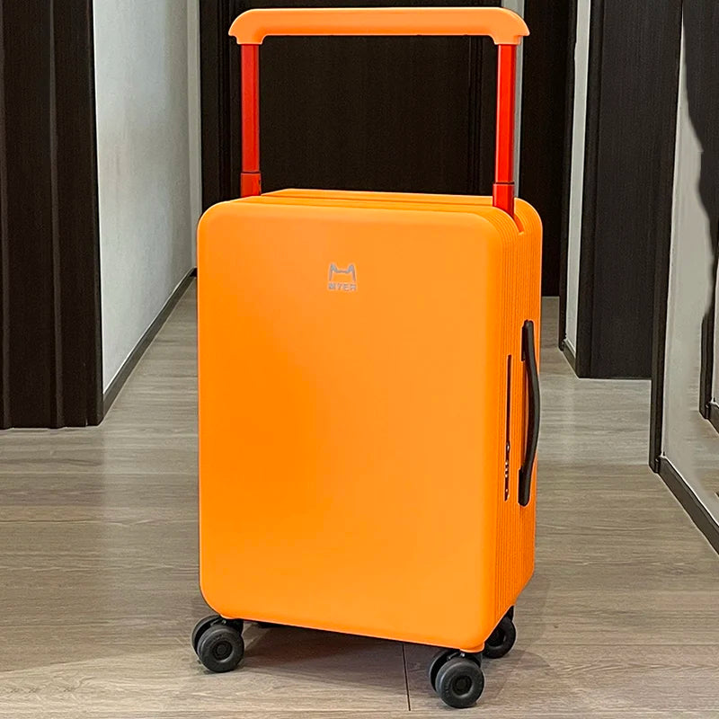 Valise PC KLQDZMS 20"24Inch, Grande capacité, Boîte d'embarquement, Valise à roulettes pour femme, Valise à code pour homme avec roues, Bagages roulants
