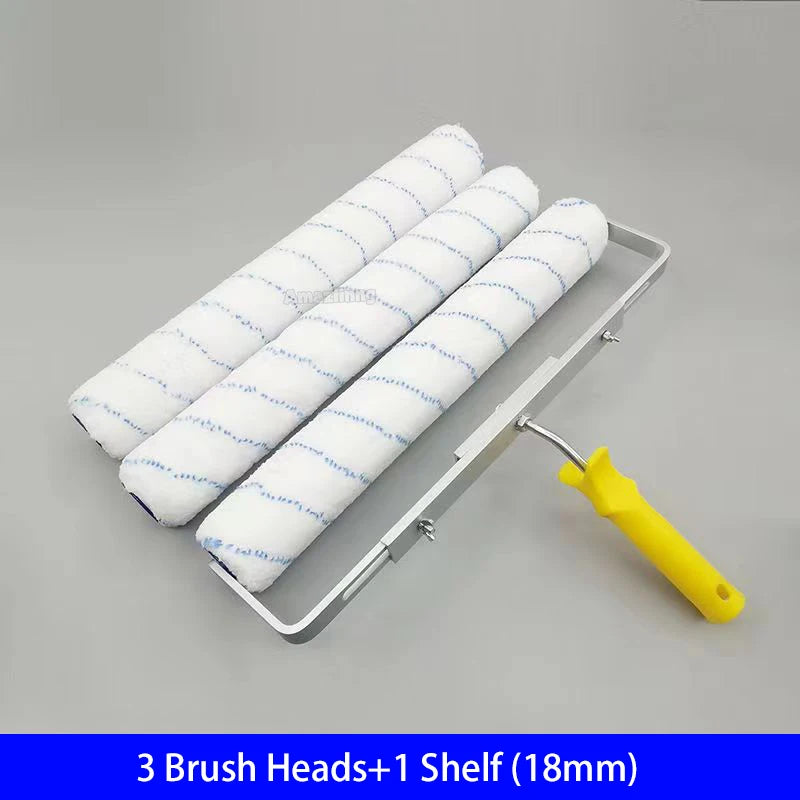 Rouleau à Peinture 18 pouces Brosse Peluche Courte-Moyenne-Longue Outil de Peinture pour Décoration Murale 6MM/9MM Support de Outil de Peinture