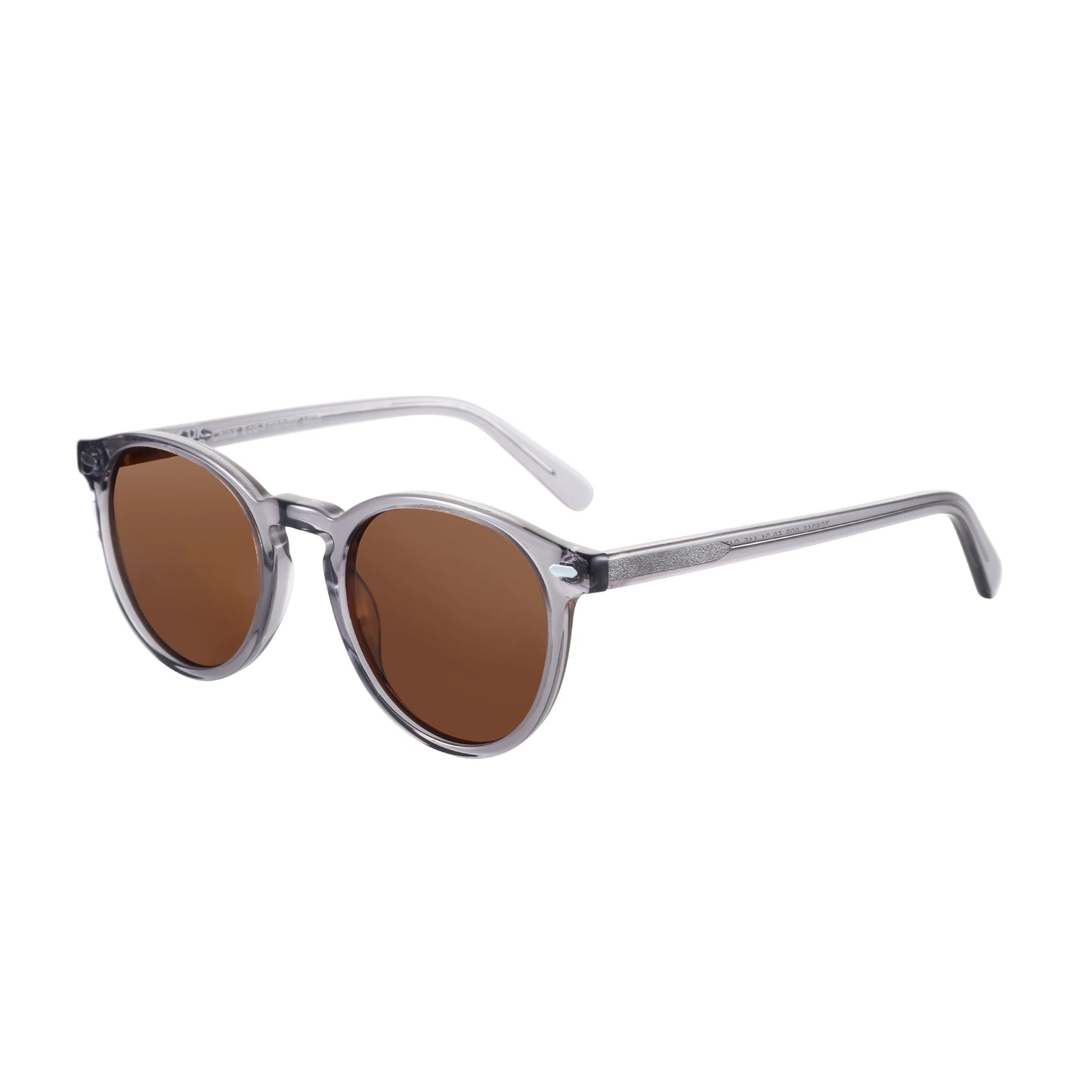 ZENOTTIC Beliebte runde Korrekturbrille für Outdoor-Enthusiastinnen, Azetat, polarisiert, UV400, Gleitsicht
