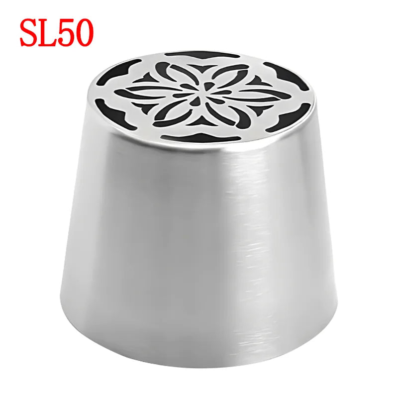 Stainless Steel Russian Framing Nozzle DIY Pastry Cream Decorating Nozzle Kitchen Baking Tools Framing Tools