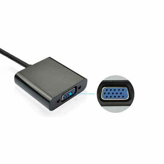 Convertisseur haute définition DP vers VGA DisplayPort à bande de cuivre, puce 1080P, adaptateur vidéo pour ordinateurs portables, ordinateurs, téléviseurs et moniteurs