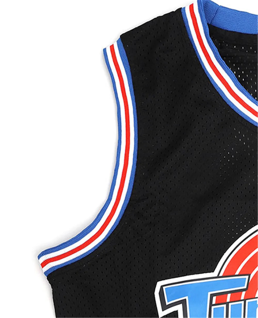 Herren Basketball Trikot Bugs #1 Space Movie Trikot Hip Hop Sportshirt Halloween Party Weiß S-3XL