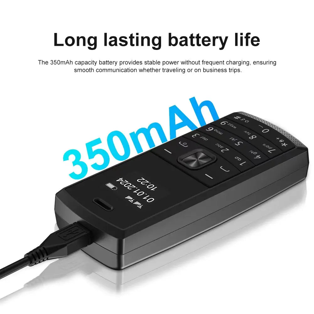 SERVO BM01 Mini Handy Magische Stimme Kurzwahl Bluetooth-Einwahl Anrufaufnahme 2 SIM Standby 2G GSM Kleines Ersatzhandy