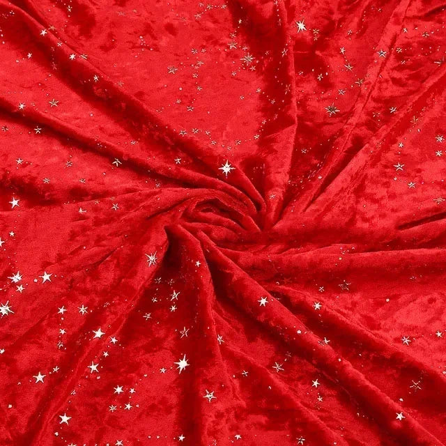Meetee 45*145cm 90x145cm Polyester-Elasthan-Stoff für Bekleidung Kleiderstoffe DIY Elastischer Samtstoff Nähzubehör