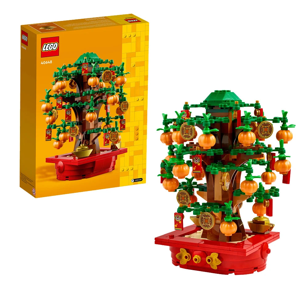 Lego Bausteine Festival-Serie 40648 Geldbaum Jungen und Mädchen Kinderpuzzle Baustein-Spielzeug Valentinstagsgeschenk