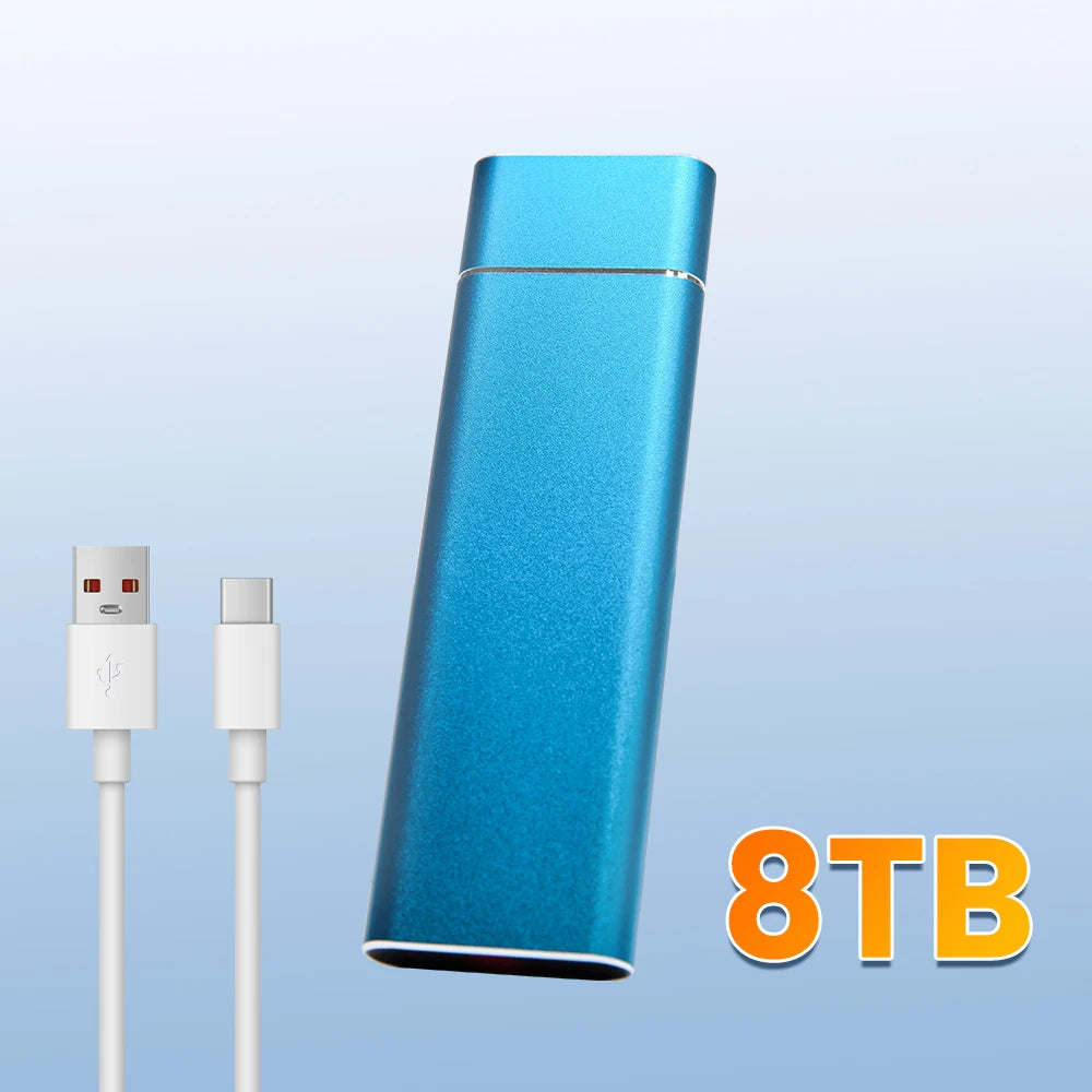 1TB 2TB 4TB External SSD Portable High Speed Solid State Drive USB3.2 Original for PC MAC Laptop