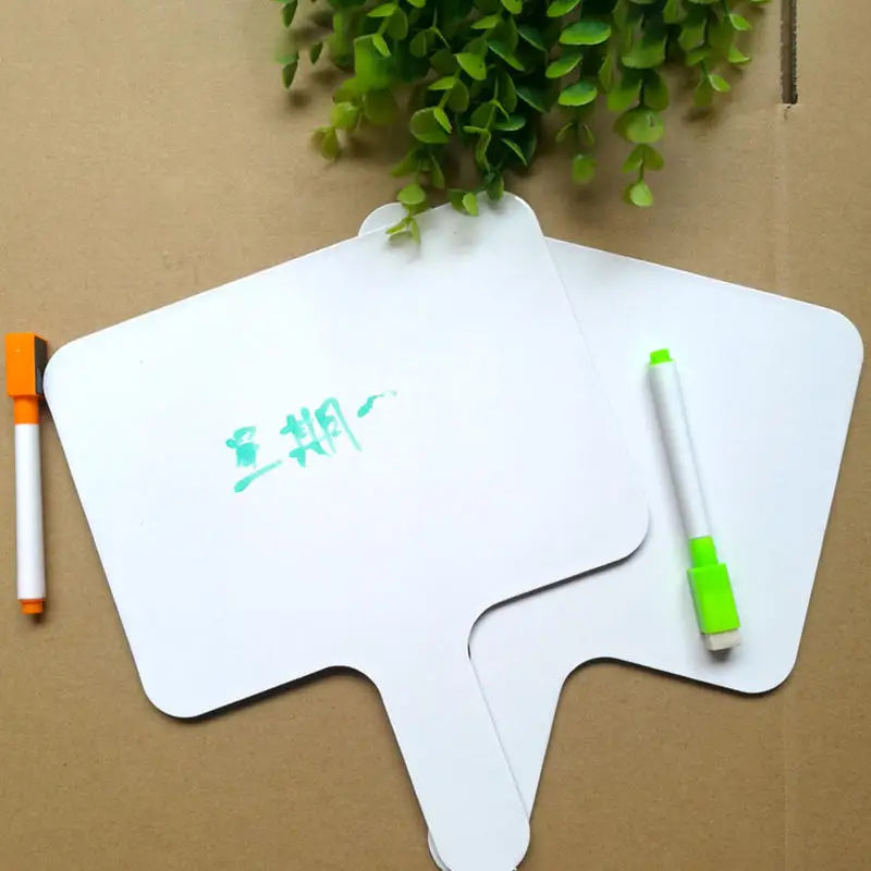 10/30PCS Answer Board Handheld Student Kids Whiteboards White Double Sided Small Game Props Melamine Reusable Whiteboard Child
